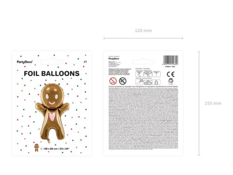 Balon foliowy Ciastek, 58x86cm, mix Balon foliowy Ciastek, 58x86cm, mix