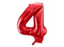 Balon foliowy Cyfra ''4'', 86cm, czerwony Balon foliowy Cyfra ''4'', 86cm, czerwony