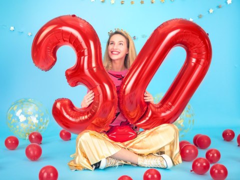 Balon foliowy Cyfra ''6'', 86cm, czerwony Balon foliowy Cyfra ''6'', 86cm, czerwony