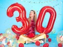 Balon foliowy Cyfra ''9'', 86cm, czerwony Balon foliowy Cyfra ''9'', 86cm, czerwony
