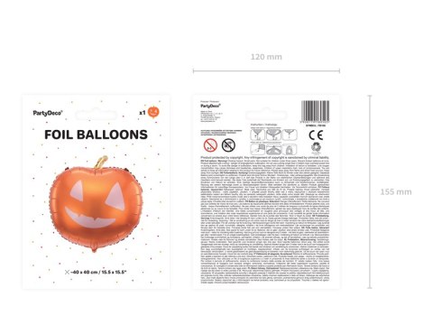 Balon foliowy Dynia, 40x40cm, mix Balon foliowy Dynia, 40x40cm, mix