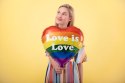 Balon foliowy Love is Love, LGBT Balon foliowy Love is Love, LGBT