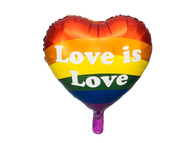 balon LGBT tęcza