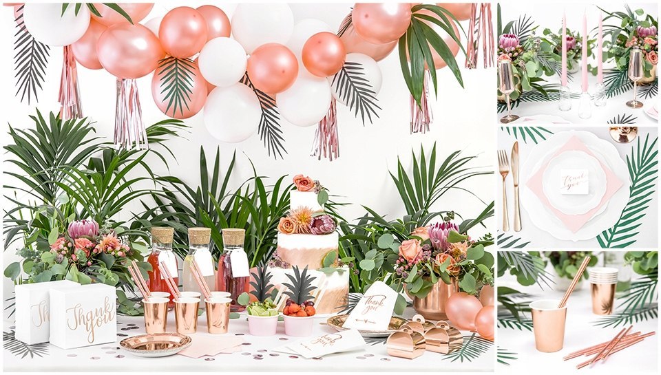 Balony na wieczór panieński rosegold z konfetti 15 Balony na wieczór panieński rosegold z konfetti 15