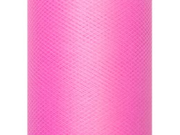 Tiul gładki, sztywny, g. róż, 0,3 x 50m (1 szt. / 50 mb.)