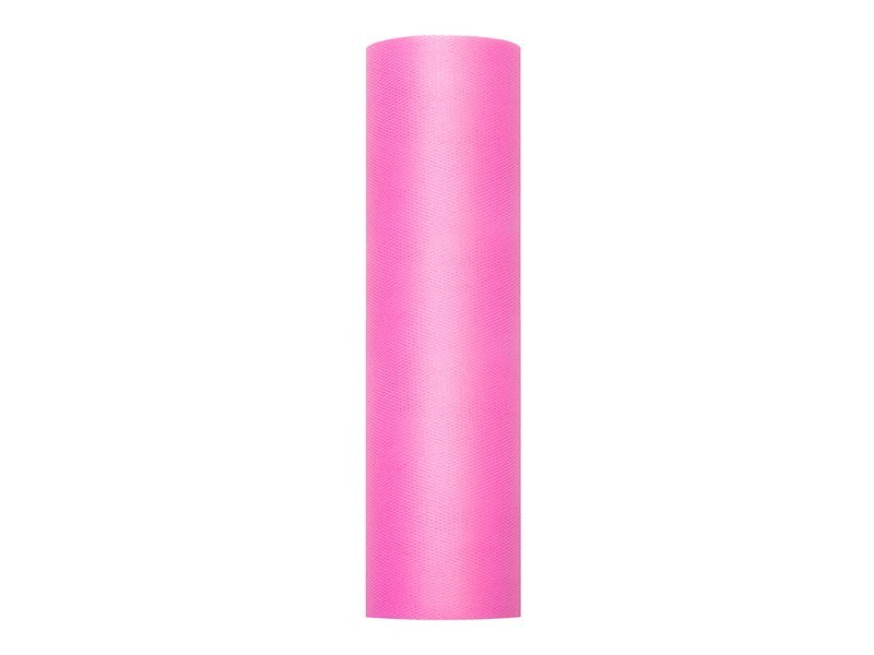 Tiul gładki, sztywny, g. róż, 0,3 x 50m (1 szt. / 50 mb.) Tiul gładki, sztywny, g. róż, 0,3 x 50m (1 szt. / 50 mb.)
