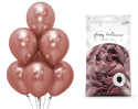 Balony Glossy 30cm, różowe złoto, 50 sztuk