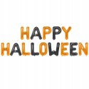 Balony literki napis Halloween czarny pomarańczowy Balony literki napis Halloween czarny pomarańczowy