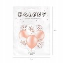 Balony na wieczór panieński She said yes rosegold