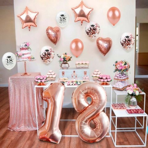 Balony z konfetti baner napis na 70 urodziny hel Balony z konfetti baner napis na 70 urodziny hel