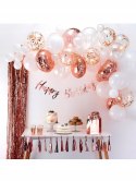 Balony z konfetti baner napis na 70 urodziny hel Balony z konfetti baner napis na 70 urodziny hel