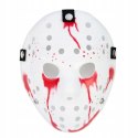 Maska Piątek 13 biała z krwią strój na Halloween Maska Piątek 13 biała z krwią strój na Halloween