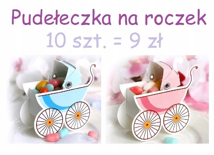 Pudełeczka na ROCZEK podziękowania dla gości PROMO Pudełeczka na ROCZEK podziękowania dla gości PROMO