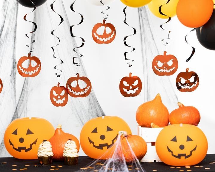 Świderki dynie dekoracje ozdoby Halloween 1m 6szt. Świderki dynie dekoracje ozdoby Halloween 1m 6szt.
