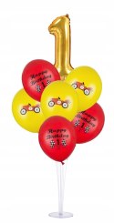 Zestaw balonów stojak ozdoby na ROCZEK hel cyfra 1 Zestaw balonów stojak ozdoby na ROCZEK hel cyfra 1