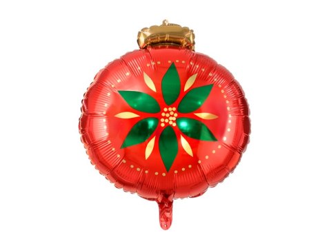 Balon foliowy Bombka, 45x45cm, mix