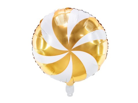 Balon foliowy Cukierek, 35cm, złoty Balon foliowy Cukierek, 35cm, złoty