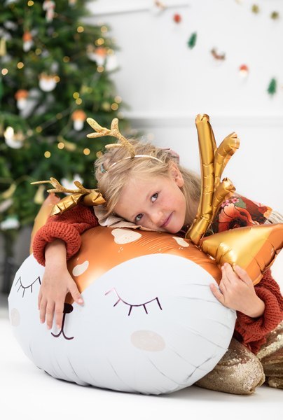 Balon foliowy Jelonek, 73x64cm, mix Balon foliowy Jelonek, 73x64cm, mix