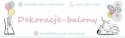 Baner balony topper zestaw na roczek 1 urodziny Baner balony topper zestaw na roczek 1 urodziny