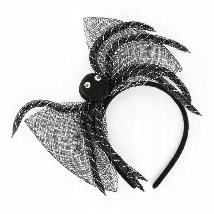 Opaska czarny PAJĄK strój pająka na Halloween 24cm Opaska czarny PAJĄK strój pająka na Halloween 24cm