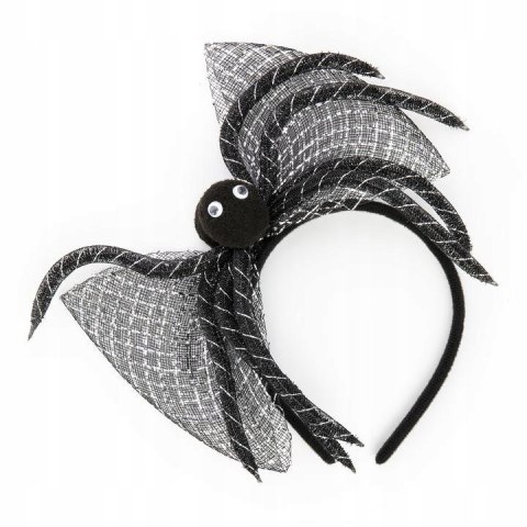 Opaska czarny PAJĄK strój pająka na Halloween 24cm Opaska czarny PAJĄK strój pająka na Halloween 24cm