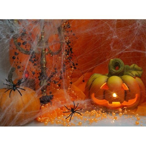 Sztuczna biała pajęczyna sieć pająki na Halloween Sztuczna biała pajęczyna sieć pająki na Halloween