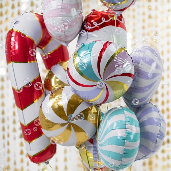 Balon Cukrowa laska czerwona dekoracje dla dzieci Balon Cukrowa laska czerwona dekoracje dla dzieci