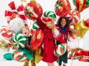 Balon Cukrowa laska czerwona dekoracje dla dzieci