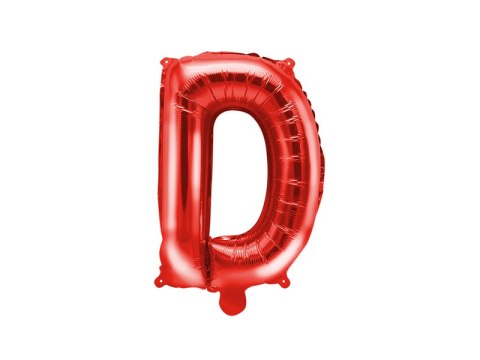 Balon foliowy Litera ''D'', 35cm, czerwony Balon foliowy Litera ''D'', 35cm, czerwony