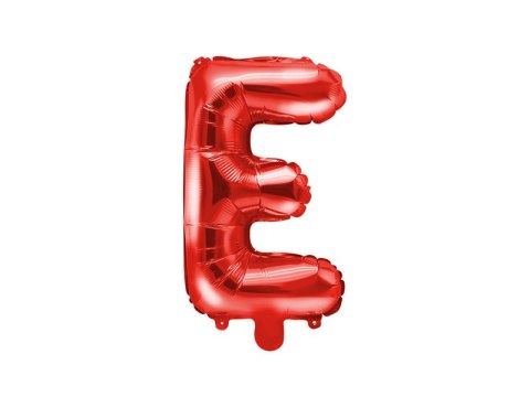 Balon foliowy Litera ''E'', 35cm, czerwony Balon foliowy Litera ''E'', 35cm, czerwony