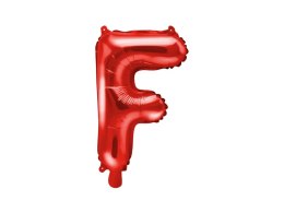 Balon foliowy Litera ''F'', 35cm, czerwony