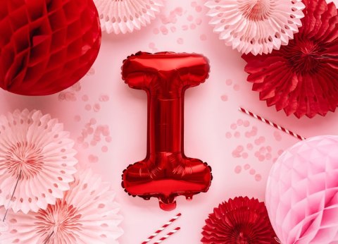 Balon foliowy Litera ''I'', 35cm, czerwony Balon foliowy Litera ''I'', 35cm, czerwony