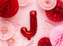 Balon foliowy Litera ''J'', 35cm, czerwony Balon foliowy Litera ''J'', 35cm, czerwony
