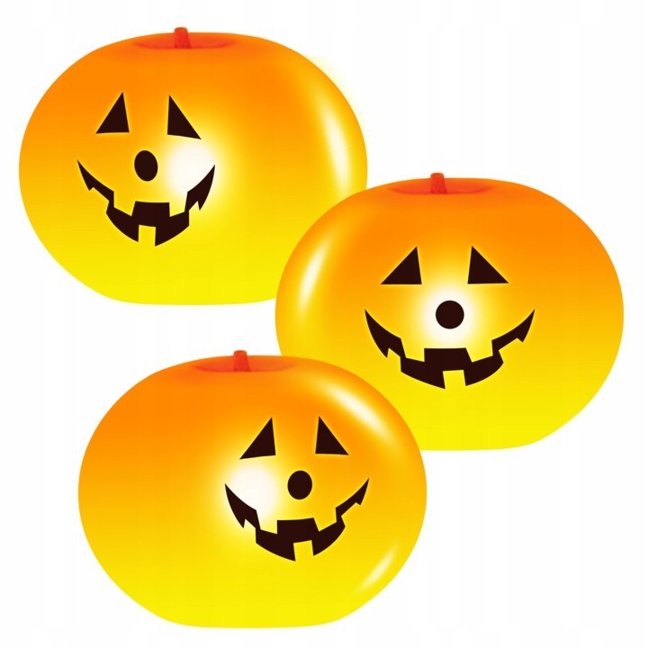 Balon świecąca dynia balony LED na Halloween 3szt. Balon świecąca dynia balony LED na Halloween 3szt.