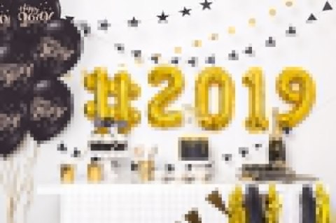 Balony dekoracje na 40 urodziny konfetti STO LAT Balony dekoracje na 40 urodziny konfetti STO LAT