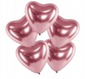 Balony serca różowe złoto Ślub Walentynki Wesele 5