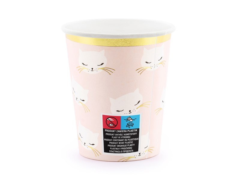 Kubeczki Kotek, 200ml (1 op. / 6 szt.) Kubeczki Kotek, 200ml (1 op. / 6 szt.)