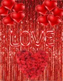 Płatki róż napis LOVE ozdoby na Ślub Walentynki Płatki róż napis LOVE ozdoby na Ślub Walentynki