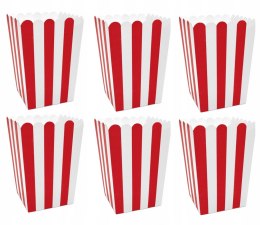 Pudełka popcorn na film słodycze ozdoby Walentynki