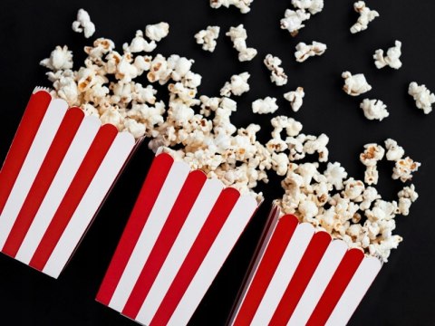Pudełka popcorn na film słodycze ozdoby Walentynki Pudełka popcorn na film słodycze ozdoby Walentynki