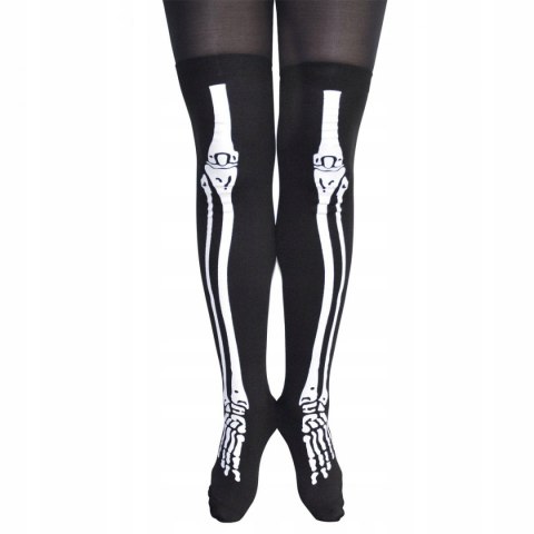 Skarpetki pończochy w kości gadżety na Halloween Skarpetki pończochy w kości gadżety na Halloween