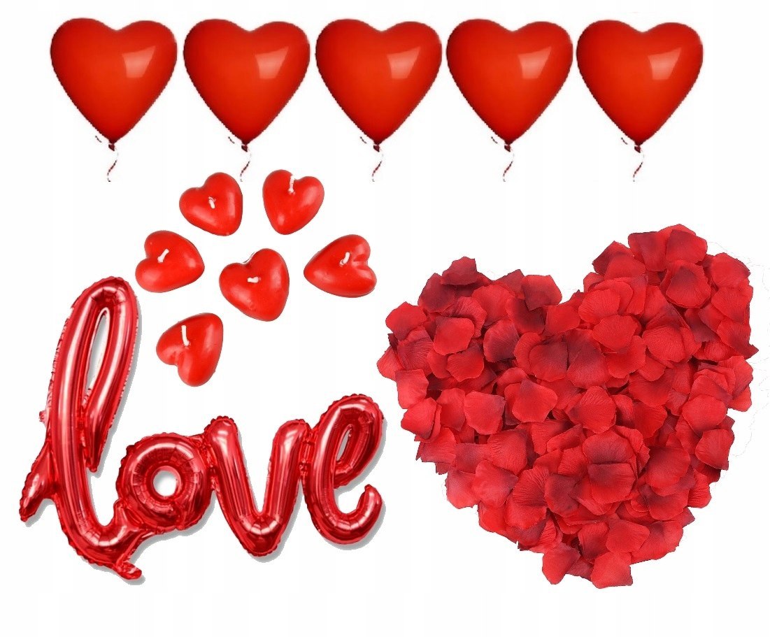 Stojak balon serce ozdoby napis LOVE na Walentynki Stojak balon serce ozdoby napis LOVE na Walentynki