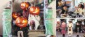 Stojak balony ozdoby dekoracje na Halloween 10szt