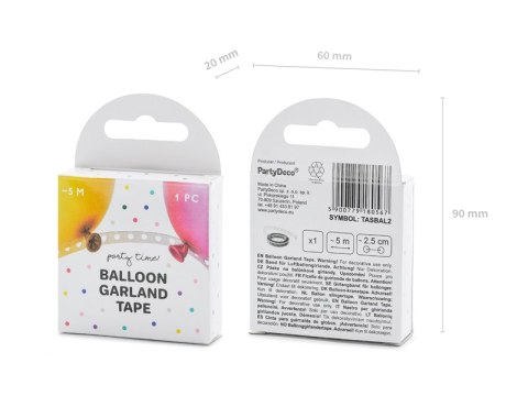 Taśma do girland balonowych, 5m Taśma do girland balonowych, 5m