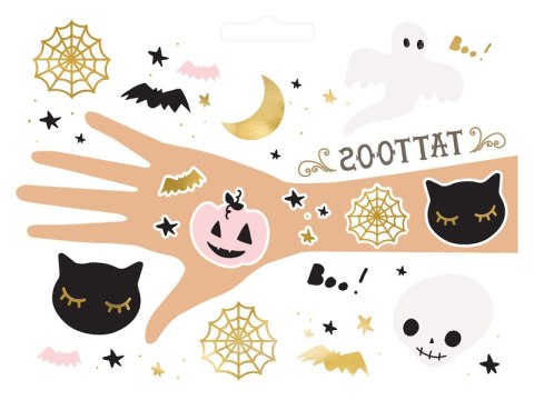 Tatuaże zmywalne BOO!, mix (1 op. / 12 szt.) Tatuaże zmywalne BOO!, mix (1 op. / 12 szt.)