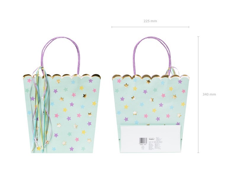 Torebki na prezenty Gwiazdki, mix, 22x23x8cm Torebki na prezenty Gwiazdki, mix, 22x23x8cm