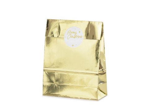 Torebki na prezenty, złoty, 18.5x28.5x8cm (1 op. / 3 szt.) Torebki na prezenty, złoty, 18.5x28.5x8cm (1 op. / 3 szt.)
