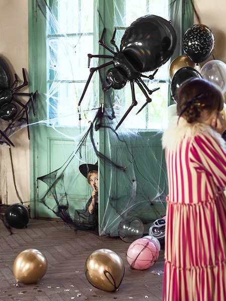 Wielki balon pająk ozdoby dekoracje na Halloween