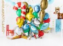 Balon Renifer świąteczne balony ozdoby dla dzieci Balon Renifer świąteczne balony ozdoby dla dzieci