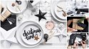 Bieżnik jutowy Merry Christmas na stół świąteczny Bieżnik jutowy Merry Christmas na stół świąteczny